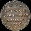 Image 2 : 1796 Papal States 2 1/2 Baiocchi NEARLY UNCIRCULATED