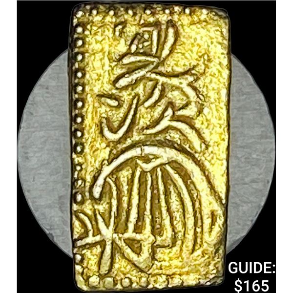 1832-1858 Japan Gold 2 Shu CLOSELY UNCIRCULATED