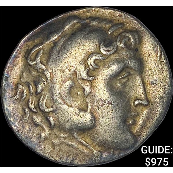 Macedon Alex. III, 336-323 BC Silver Tetradrachm NEARLY UNCIRCULATED
