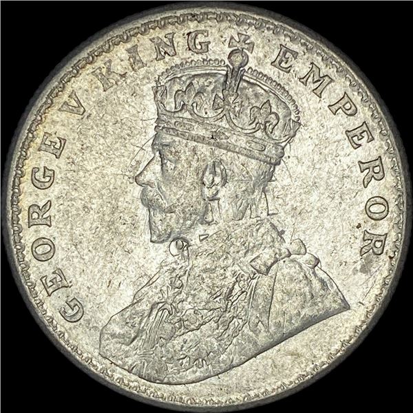 1919 British-India Silver Rupee UNCIRCULATED