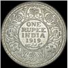 Image 2 : 1919 British-India Silver Rupee UNCIRCULATED
