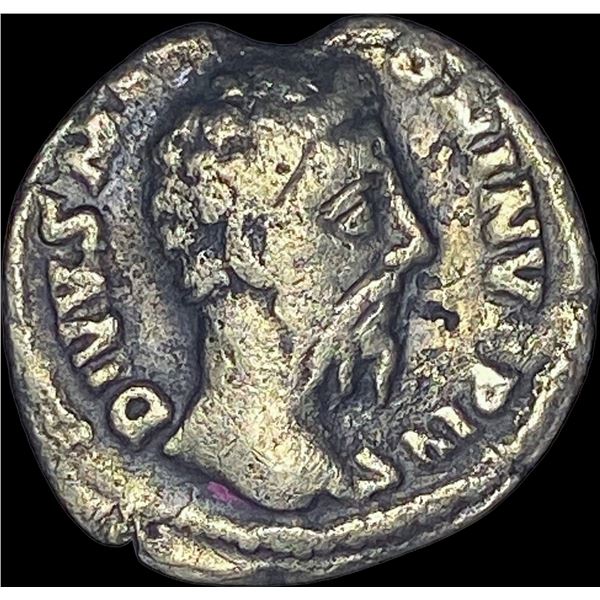 Roman Commodus, 177-192 AD Silver Denarius NEARLY UNCIRCULATED