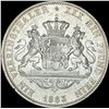 Image 2 : 1863 German Bavaria Silver Taler UNCIRCULATED