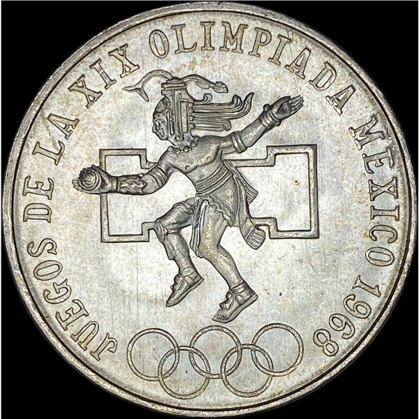 1968 Mexico Silver 25 Pesos UNCIRCULATED