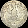 Image 2 : 1910 German Prussia Silver 3 Mark UNCIRCULATED