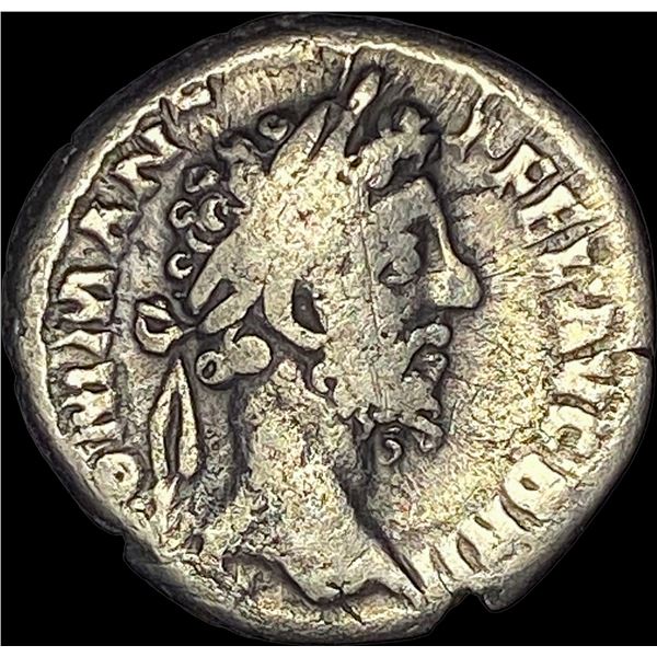 Roman Commodus, 177-192 AD Silver Denarius NEARLY UNCIRCULATED