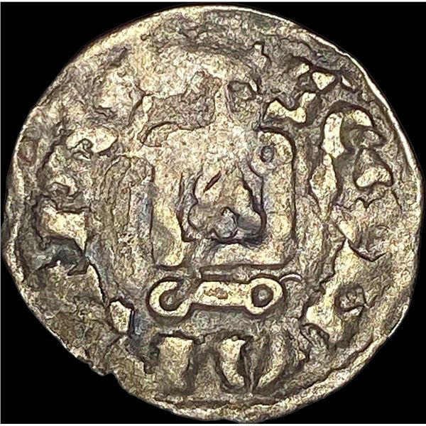 1150-1200 France Abbey of St. Martin Silver Denier NEARLY UNCIRCULATED