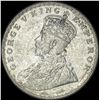 Image 1 : 1919 British-India Silver Rupee UNCIRCULATED