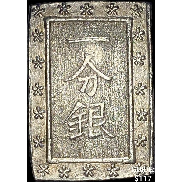 1859-1868 Japan Silver Bu UNCIRCULATED