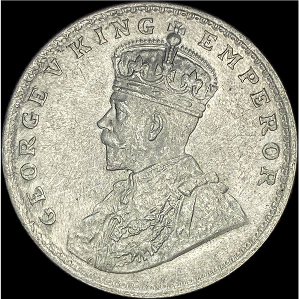 1920 British-India Silver Rupee UNCIRCULATED