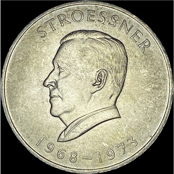 1973 Portugal Silver 300 Guaranies UNCIRCULATED