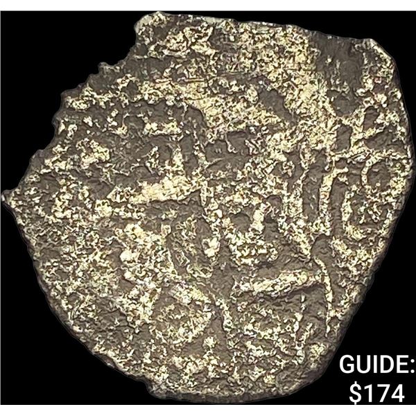 1500s-1600s Spanish Colonial Silver Cob NEARLY UNCIRCULATED