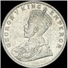 Image 1 : 1918 British-India Silver Rupee UNCIRCULATED