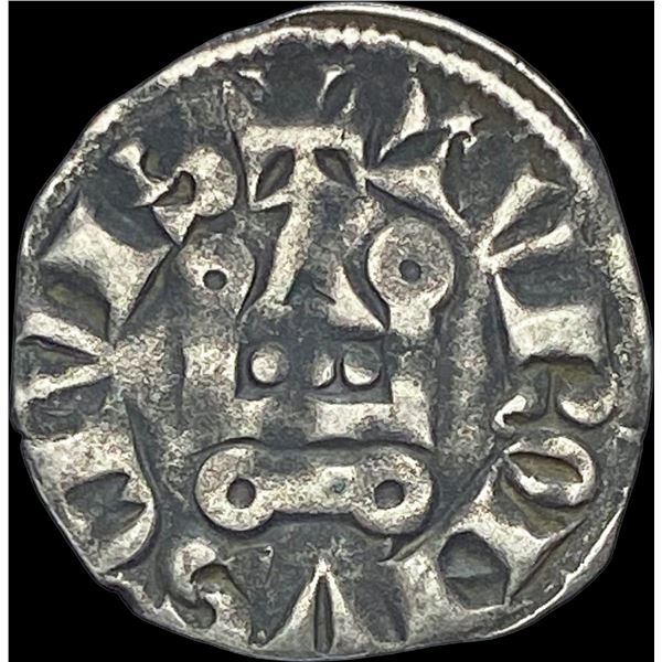 1297-1301 Crusades Frankish Greece Silver Denier NEARLY UNCIRCULATED