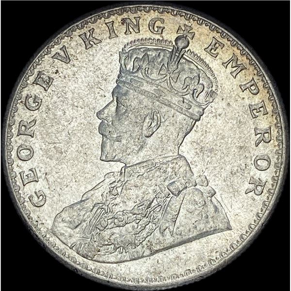 1919 British-India Silver Rupee UNCIRCULATED