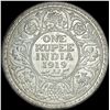 Image 2 : 1919 British-India Silver Rupee UNCIRCULATED