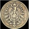 Image 1 : 1875-A Germany Silver 1 Reichsmark NEARLY UNCIRCULATED