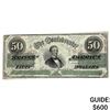 Image 1 : 1863 $50 Confed. States of America Note-Richmond