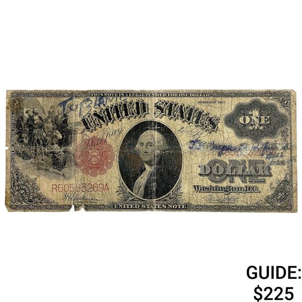 1917 $1 United States Note