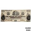 Image 1 : 1892 $50 State of Georgia Note-Milledgeville