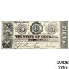 Image 1 : 1863 $50 State of Georgia Note-Milledgeville