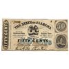 Image 1 : 1803 50C State of Alabama Fractional Note