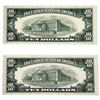 Image 2 : [2 Bills]1950B $10 United States Federal Resereve Note