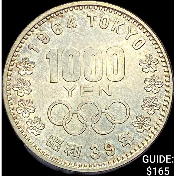 1964 Japan Silver 1000 Yen UNCIRCULATED