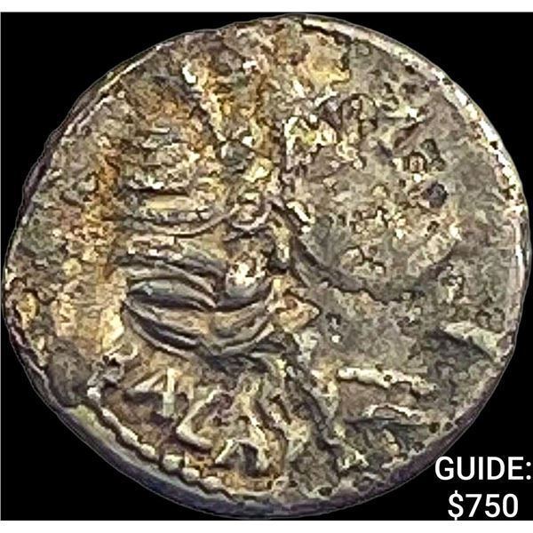 Roman Rep, 92 BC Silver Denarius NEARLY UNCIRCULATED