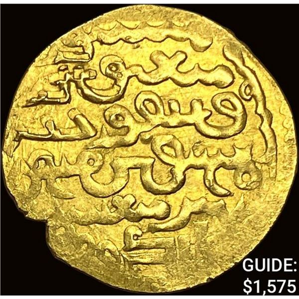 1295 AD Crusadtes Ilkhanins Gold Dinar .1305oz NEARLY UNCIRCULATED