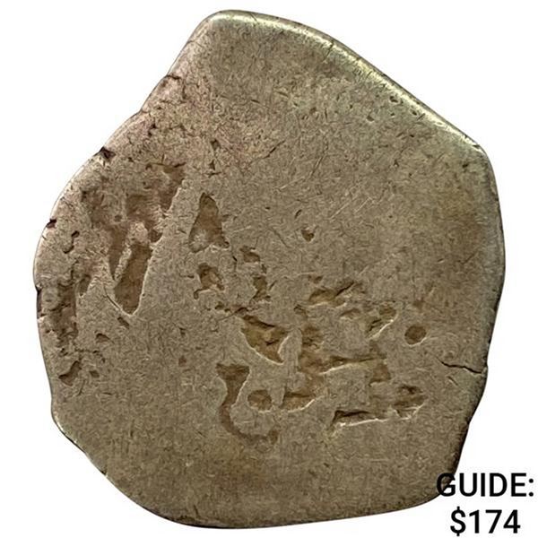 1500s-1600s Spanish Colonial Silver Cob NEARLY UNCIRCULATED