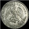 Image 2 : 1908Mo AM Mexico Silver Peso NEARLY UNCIRCULATED