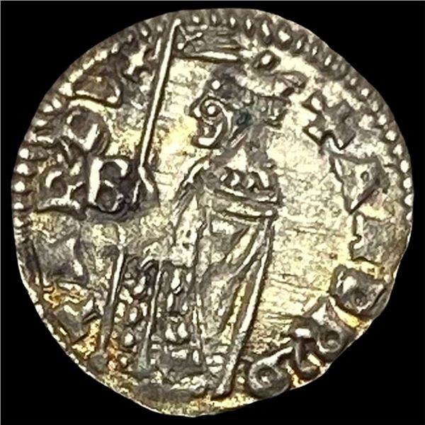 [1368-82] Venuce Andrea Contarini Silver Soldino CLOSELY UNCIRCULATED
