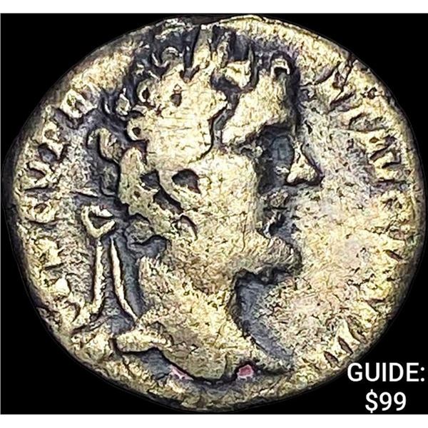 195-197 AD Roman Clod Albinus Silver Denarius NEARLY UNCIRCULATED