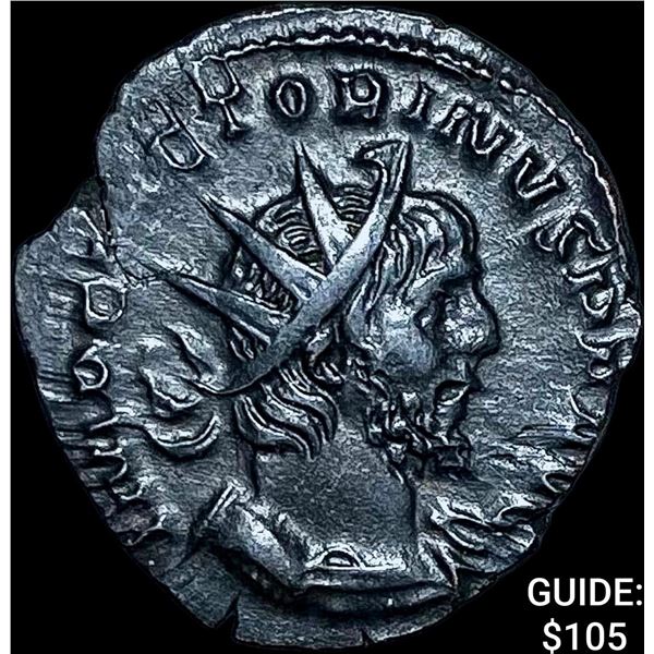 Roman Victorinus 269-271 AD Bi Dbl Denarius CHOICE AU