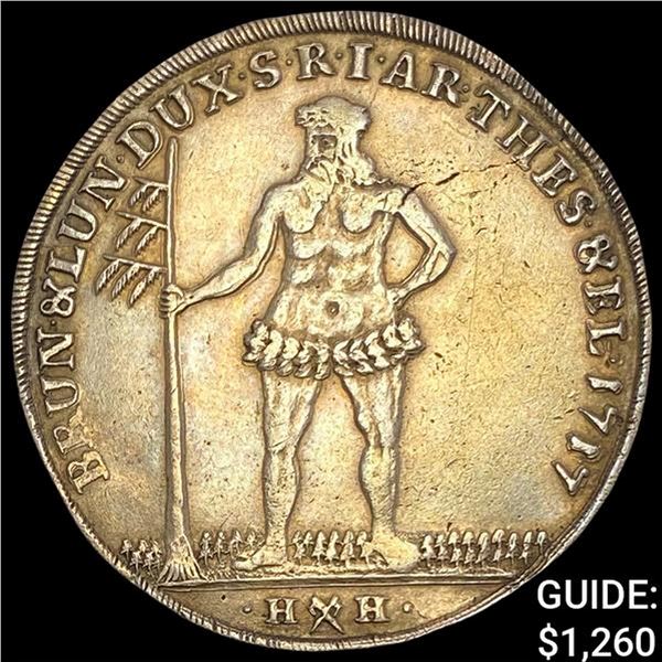 1717-HH Hannover Geroge I Silver Thaler CLOSELY UNCIRCULATED