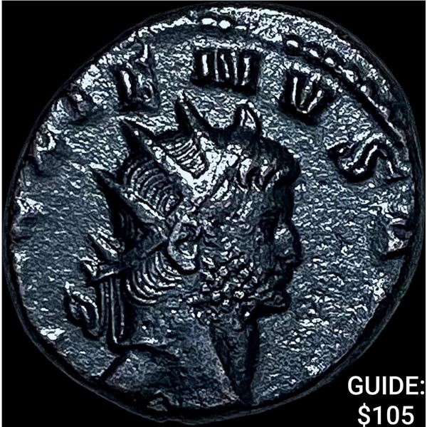 Roman Gallienus, 253-268 AD BI DBL Denarius CHOICE AU
