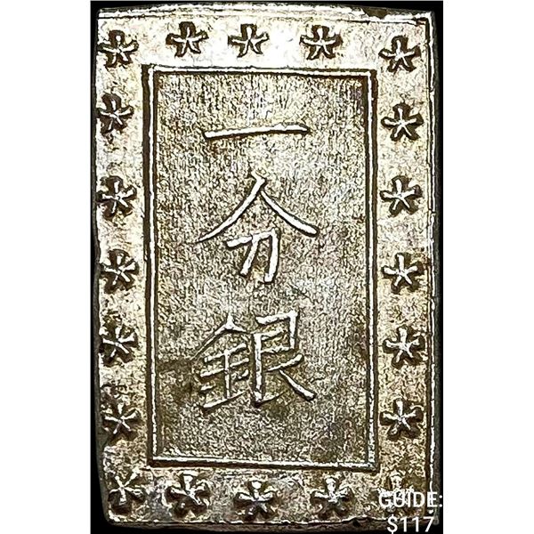 1859-1868 Japan Silver Bu UNCIRCULATED