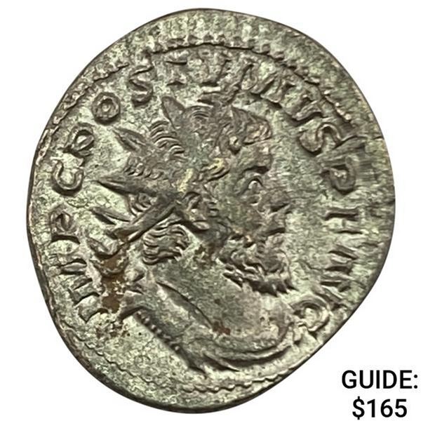 260-269 AD Romano-Gallic BI Double Denarius UNCIRCULATED