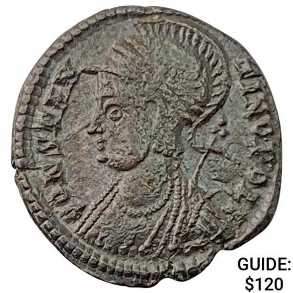 Roman Constantinian 330-340 AD BI Nummus UNCIRCULATED