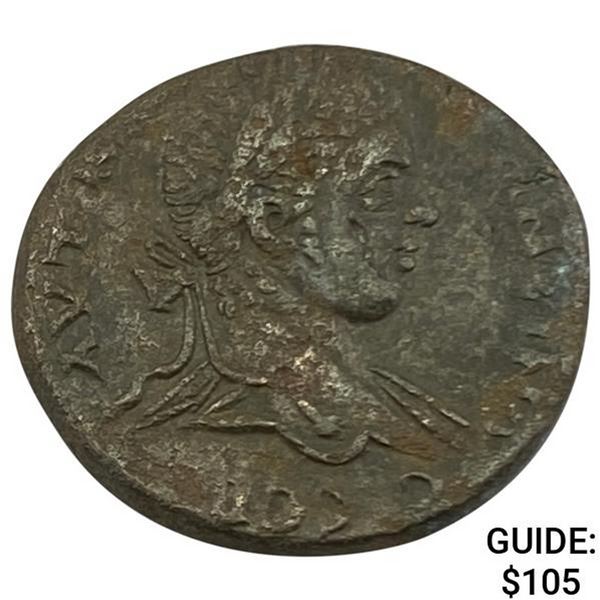 Roman Elagabalus 218-222 AD Silver Tetradrachm NEARLY UNCIRCULATED