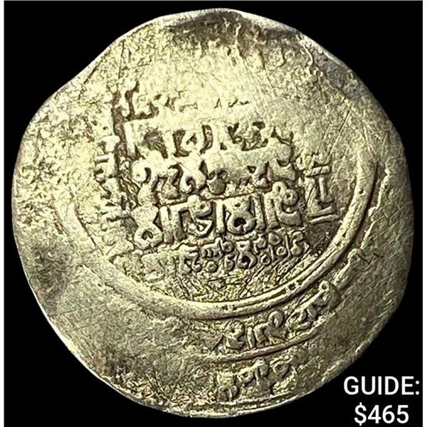 1072-1092 Crusades Seljuk Pale Gold Dinar NEARLY UNCIRCULATED