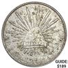 Image 1 : 1908Mo AM Mexico Silver Peso CHOICE AU