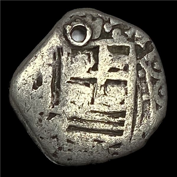 1500s-1600s Spanish Colonial Silver Cob NEARLY UNCIRCULATED