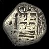 Image 1 : 1500s-1600s Spanish Colonial Silver Cob NEARLY UNCIRCULATED