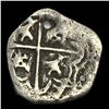 Image 2 : 1500s-1600s Spanish Colonial Silver Cob NEARLY UNCIRCULATED