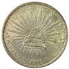Image 2 : 1908Mo AM Mexico Silver Peso CHOICE AU
