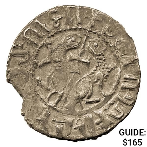 1198-1219 Armenia Crusades Silver Tram Levon I UNCIRCULATED