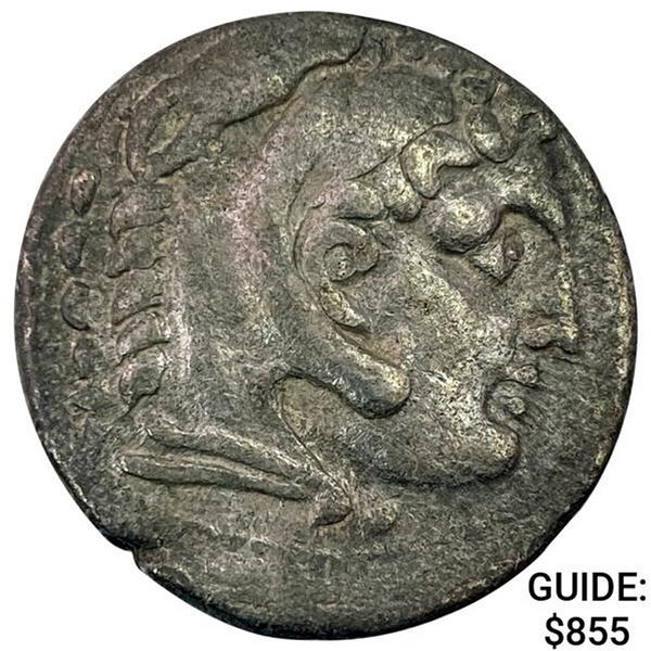 Macedon Alex. III 336-323 BC Silver Tetradrachm NEARLY UNCIRCULATED