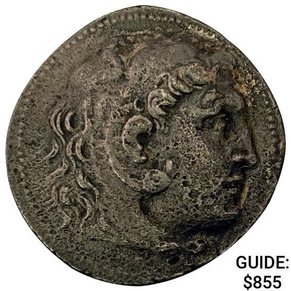 Macedon Alex. III 336-323 BC Silver Tetradrachm NEARLY UNCIRCULATED